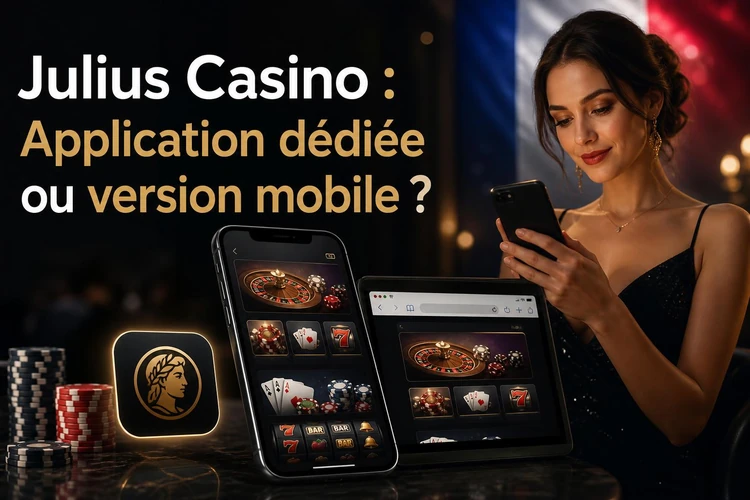 Julius Casino : Application dédiée ou version mobile ?
