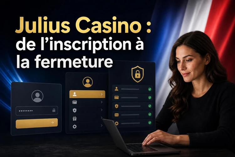 Julius Casino : Guide rapide de l'inscription à la fermeture du compte