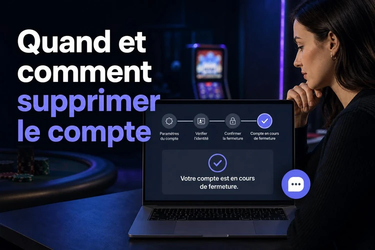 Gestion définitive : quand et comment supprimer compte julius casino